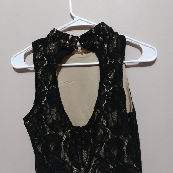 AS U WISH open back rose long dress - Picture 4 of 5